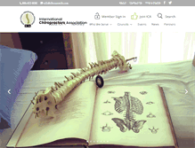 Tablet Screenshot of chiropractic.org