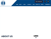 Tablet Screenshot of chiropractic.co.za