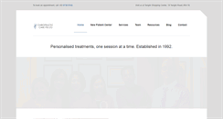 Desktop Screenshot of chiropractic.com.sg